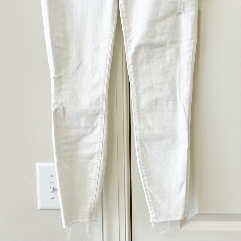 SPANX Distressed Skinny Jeans White - Picture 5 of 9